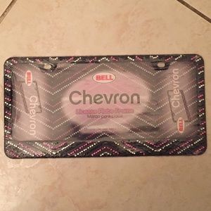 Chevron License Plate Frame